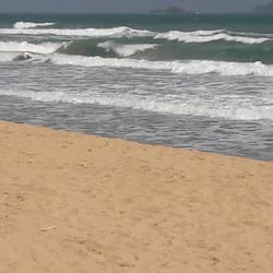 On the beach