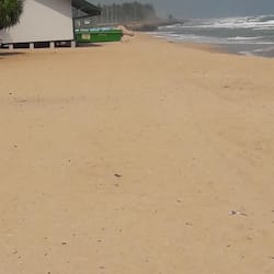 On the beach