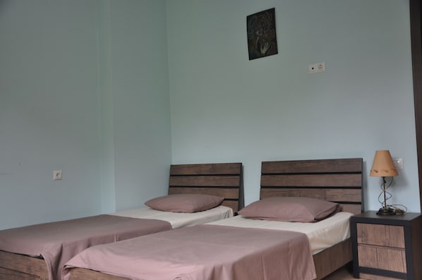 1 habitación, tabla de planchar con plancha y wifi 