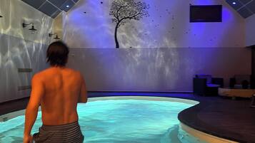 Indoor pool, a heated pool