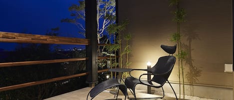 Quarto duplo premium, para não fumantes (Western Style, Private Open Air Bath) | Banheira de hidromassagem particular