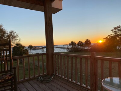 Beautiful Calcasieu Lake Views from Old Settlement, Louisiana 