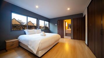 Down comforters, individually decorated, individually furnished