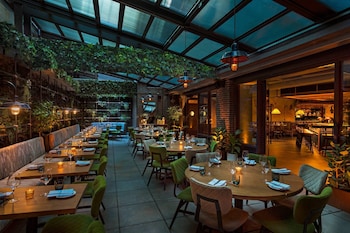 Dinner served, Mediterranean cuisine at Moxy NYC East Village