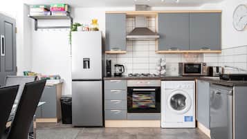 Apartamento, acessível, banheiro privativo | Cozinha privada