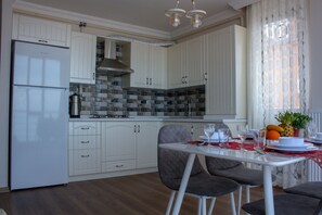 經典公寓, 多張床, 海景 | 私人廚房 | 大型雪櫃/冰箱、廚房用具/餐具/器皿