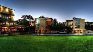 Front of property - evening/night