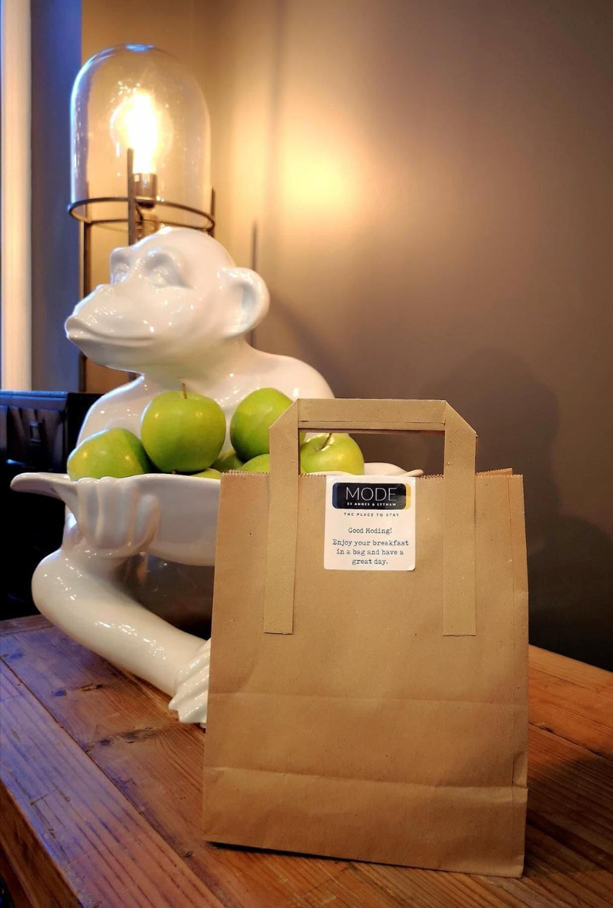 premium bedding, desk, laptop workspace, blackout curtains