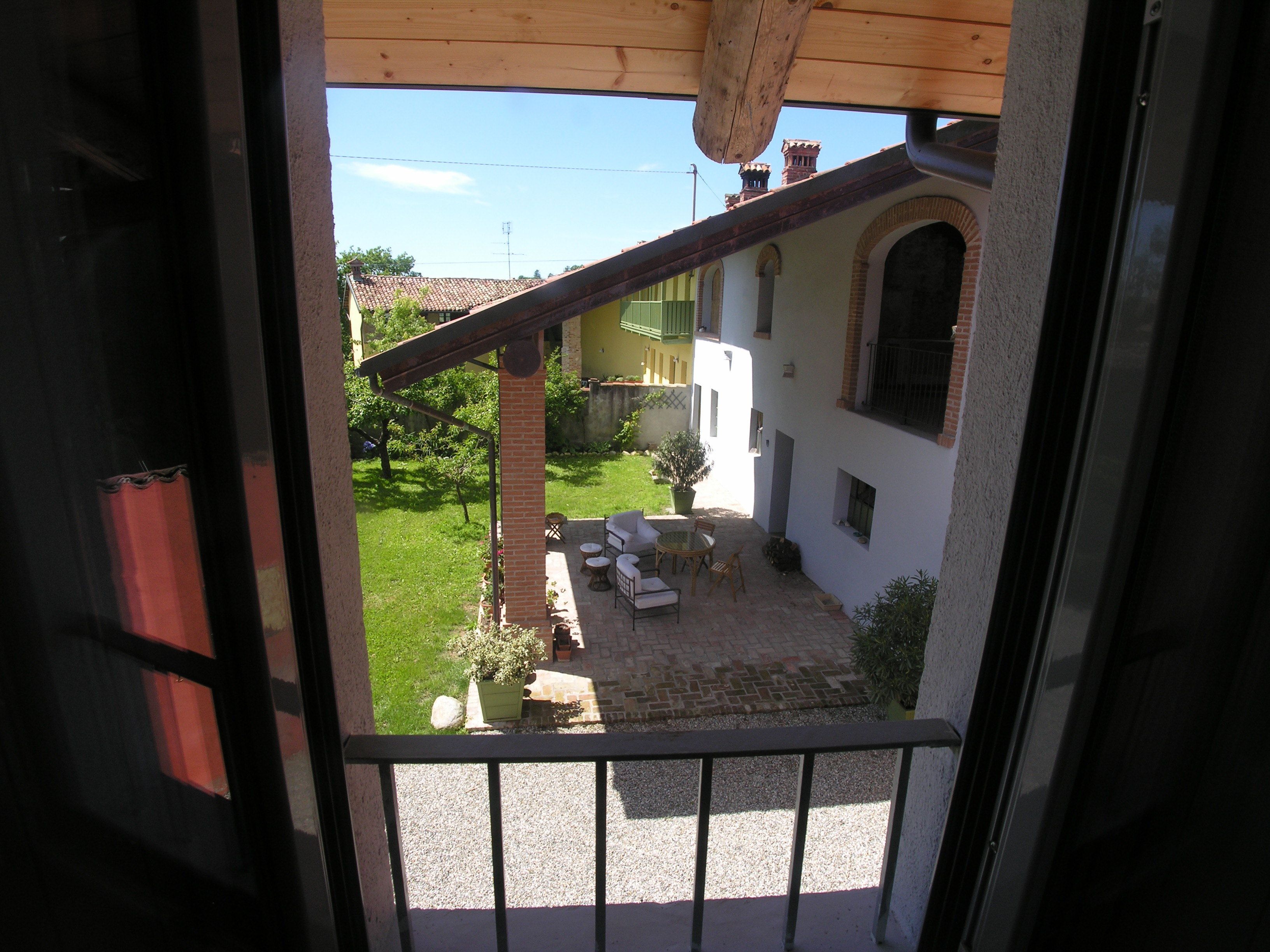 Blick von der Unterkunft