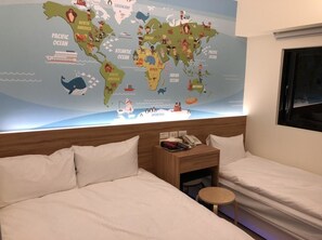 三人房 | 1 間臥室、隔音、免費無線上網、床單