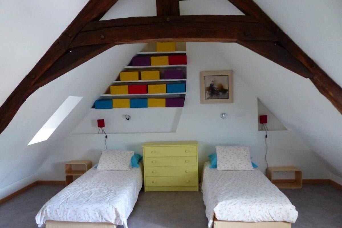 Suite familiar (Grenier) | Cortinas opacas, tabla de planchar con plancha, cunas gratuitas