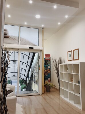 Interior entrance