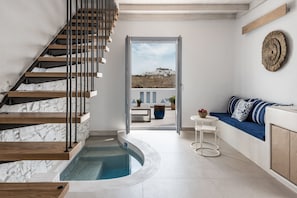 Suite (Master) | Living area - Saluti Da Stampalia Suites (Astypalaia)