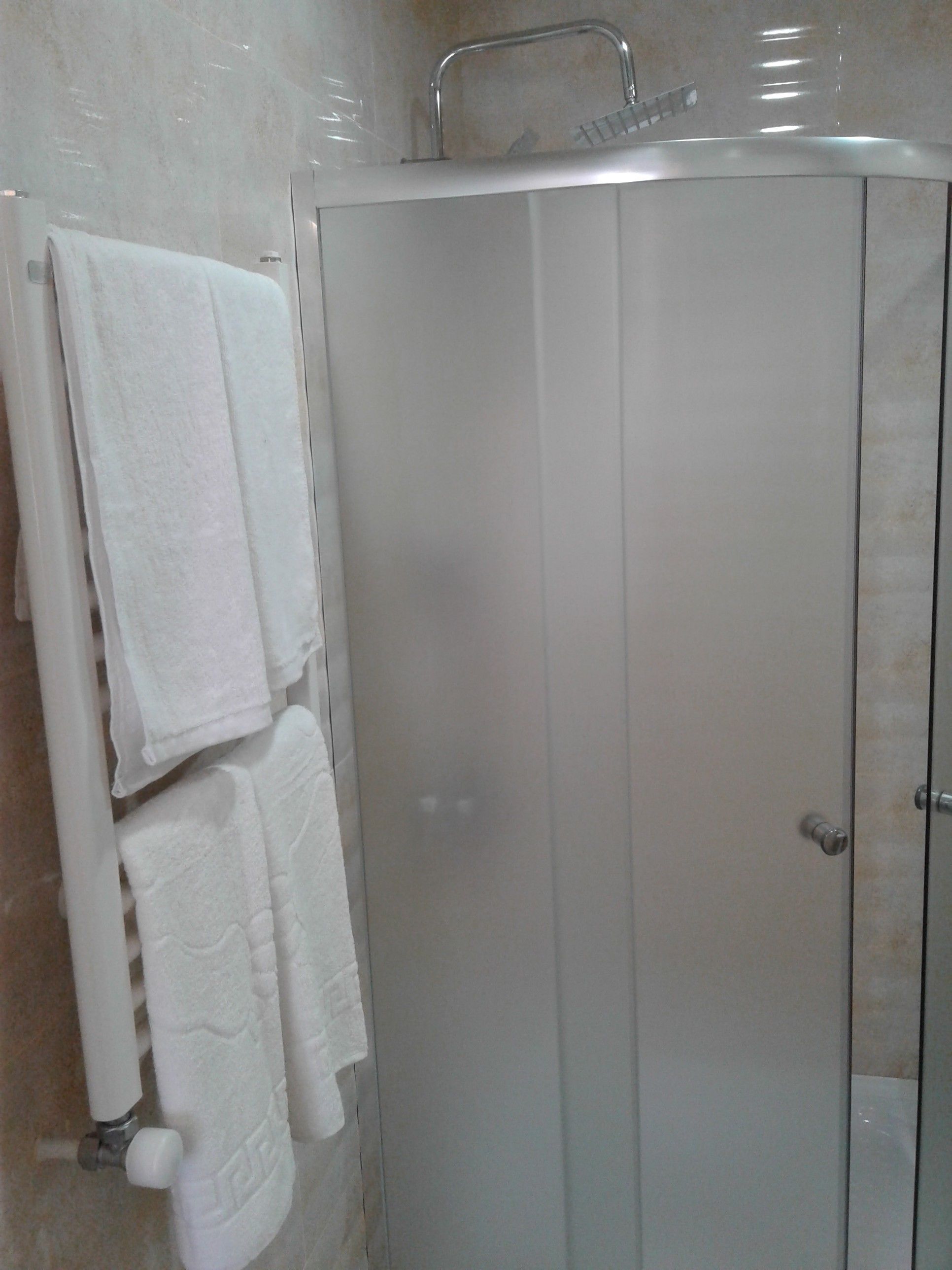 shower, free toiletries, hair dryer, dressing gowns