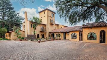 Fassade der Unterkunft