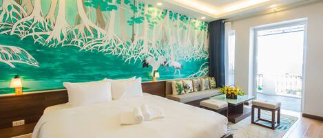 Premium bedding, minibar, in-room safe, individually decorated