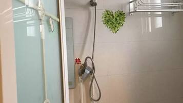 Shower, slippers
