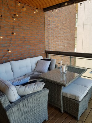 Deluxe-Apartment (with Sauna and Balcony) | Balkon