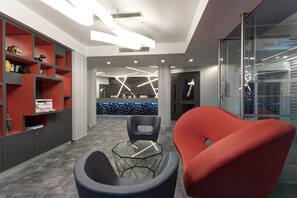 Sitteområde i lobbyen