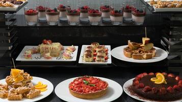 Daily buffet breakfast (EUR 13.00 per person)