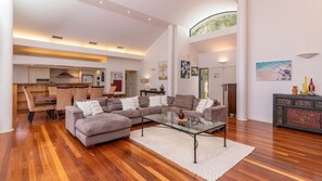 TV, fireplace, DVD player