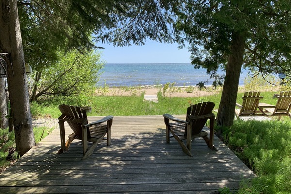view from the deck