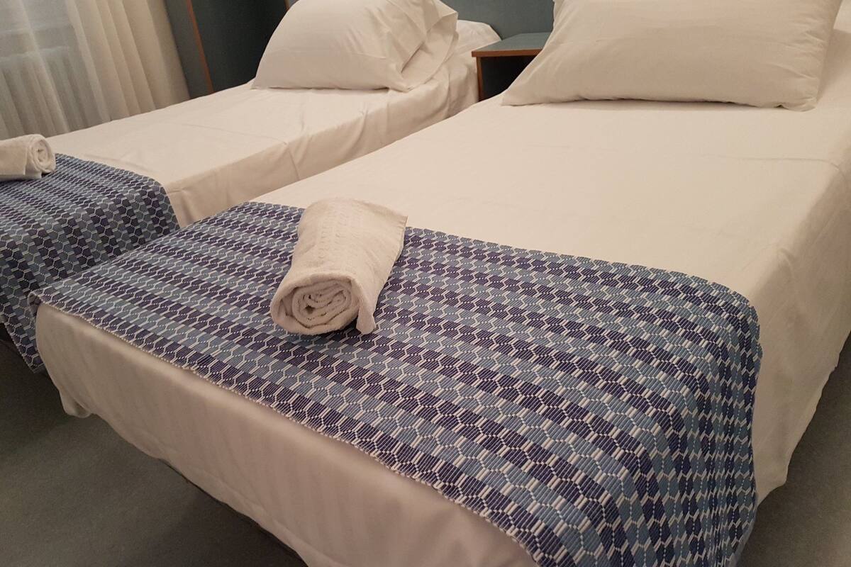 Individually decorated, individually furnished, desk, iron/ironing board