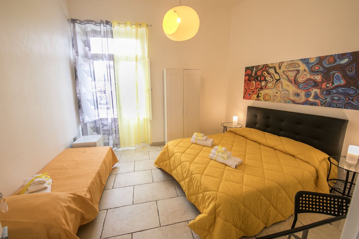 Double Room, 1 Queen Bed (3 people) | In-room safe, desk, WiFi (free), bed sheets