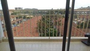 Blick vom Balkon