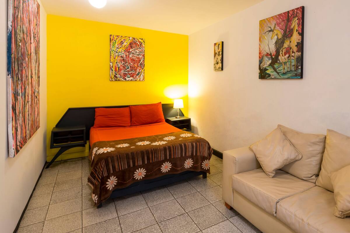 Economy Double Room | Down comforters, desk, laptop workspace, blackout drapes