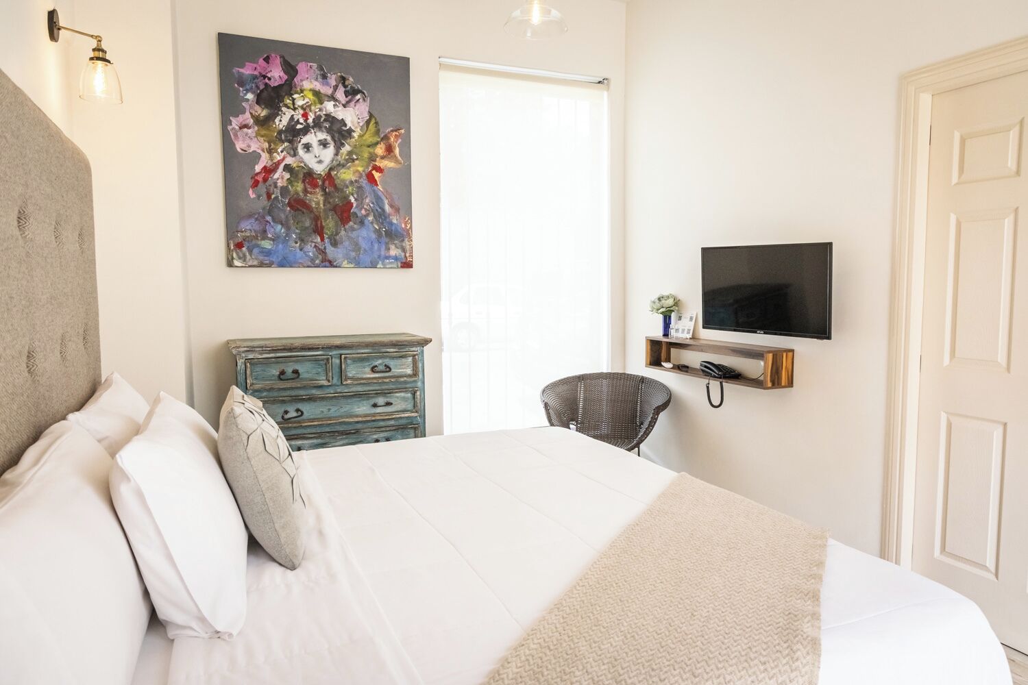 comfort room, 1 king bed | premium bedding, individually decorated, individually furnished