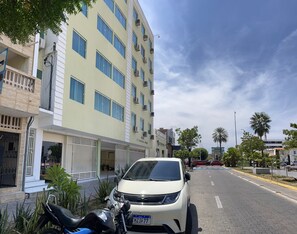 Voorkant van accommodatie