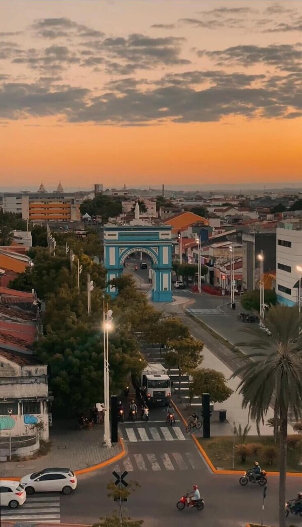 Blick auf die Stadt
