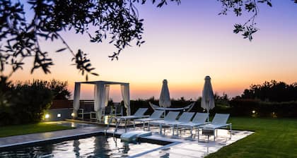 Modern Villa with Unique Architecture & Captivating Sunsets