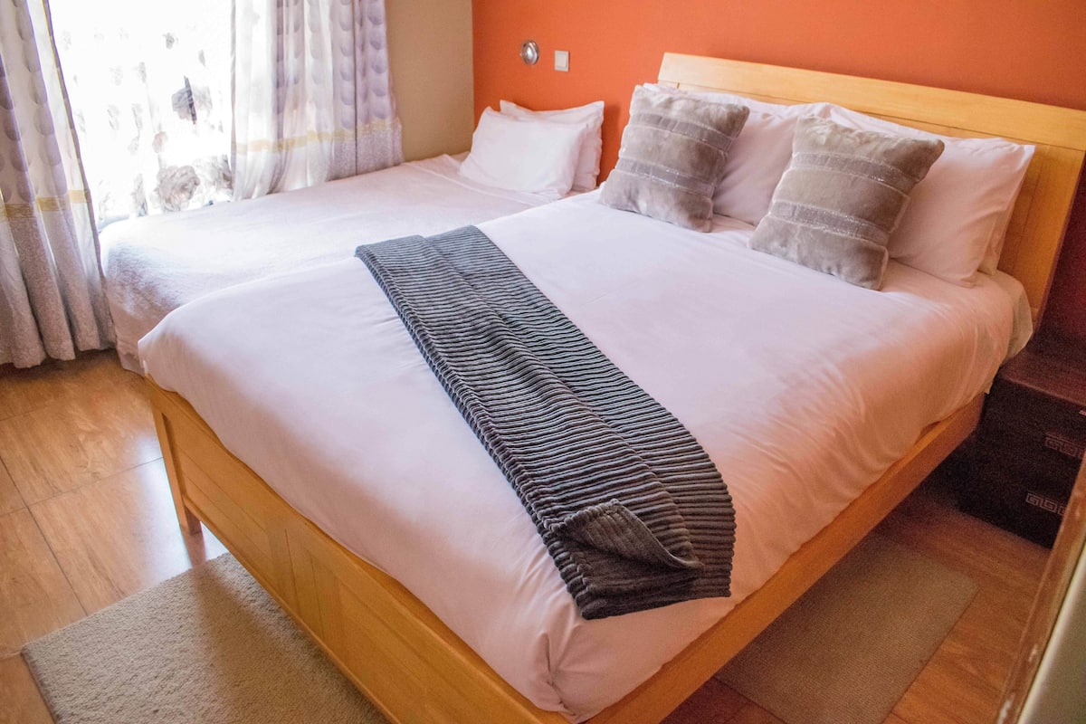 blackout curtains, soundproofing, iron/ironing board, free wifi