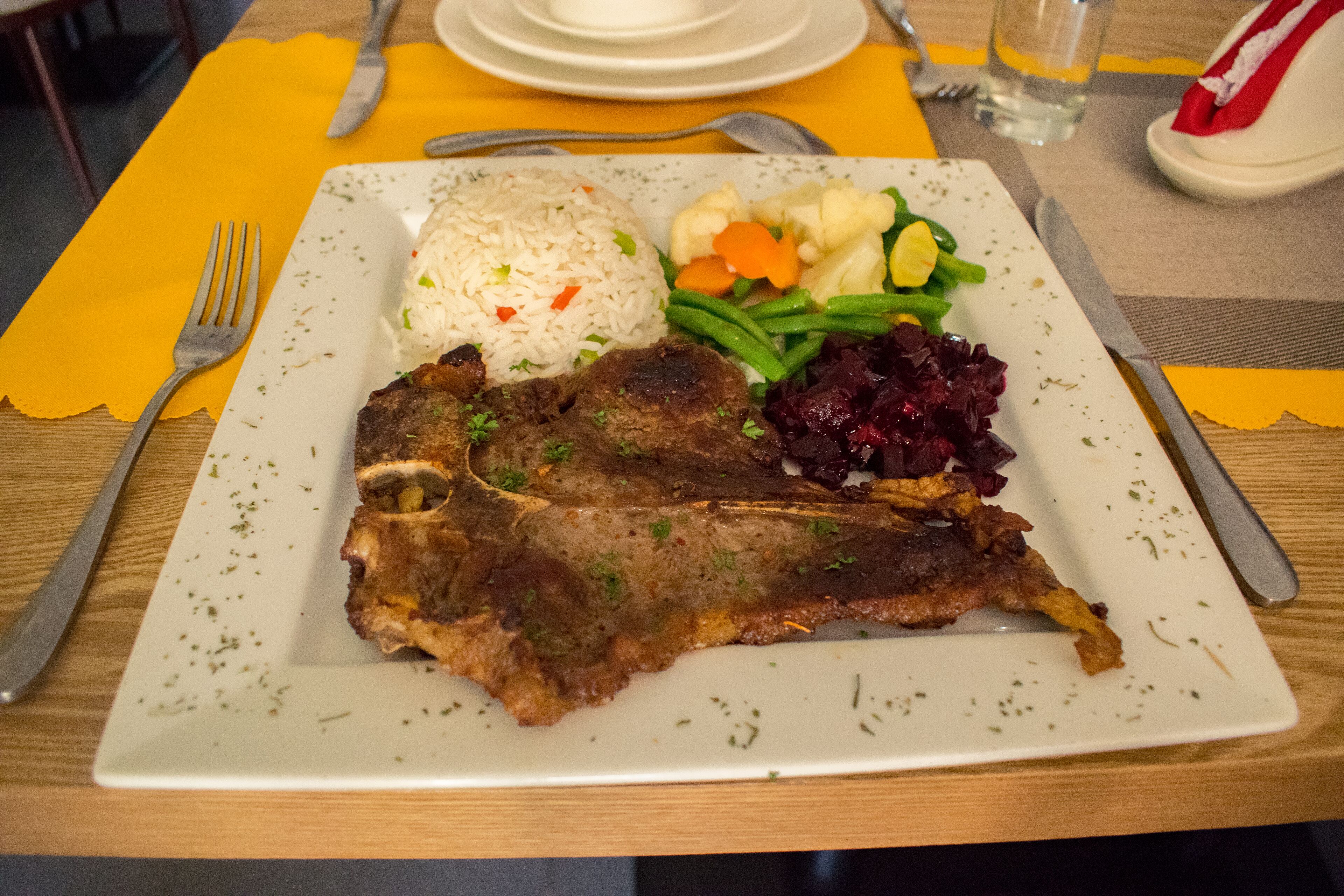 breakfast, lunch, dinner served; local and international cuisine