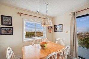 Dining - XPLORIE ACTIVITIES & LINENS INCLUDED*!  This 2BR/2BA oceanfront condo is located on the first floor, up one level from the street (Ocean City)