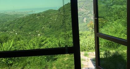 Eco-flat camping in mountain