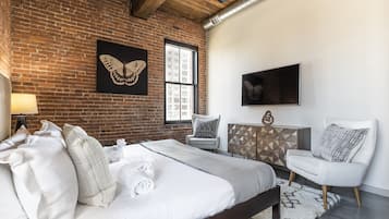 Apartamento, 2 habitaciones, no fumadores | 2 dormitorios, ropa de cama de alta calidad, colchones viscoelásticos