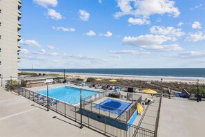 Indoor pool - DAILY ACTIVITIES & LINENS INCLUDED*! Direct oceanfront 2BR/2BA with enclosed den (used as 3rd bedroom). (Ocean City)