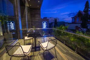 Façade de l’hébergement - soirée/nuit