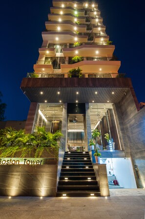 Façade de l’hébergement