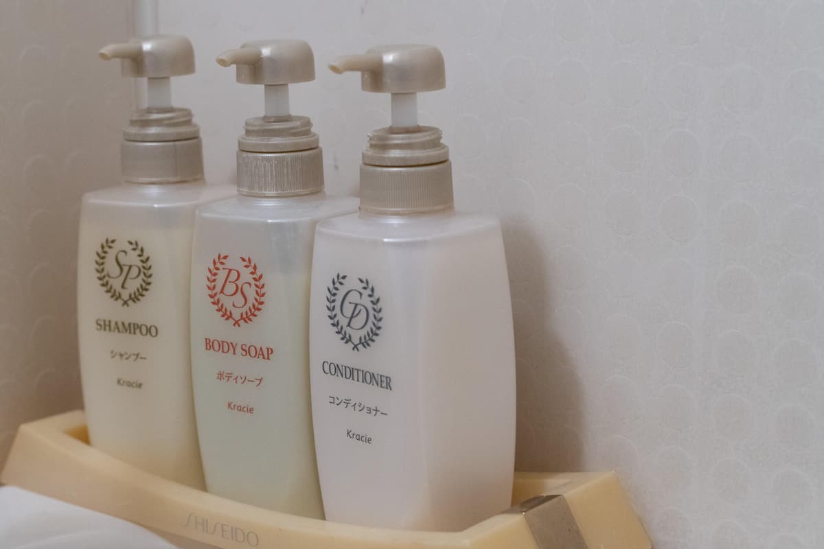 Free toiletries, hair dryer, bathrobes, slippers