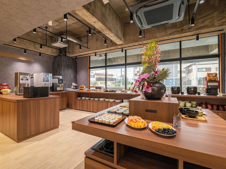 Tägliches Frühstücksbuffet (1000 JPY pro Person)