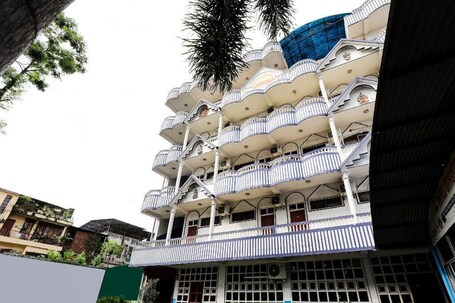 Front of property. Hotel Gangotri
