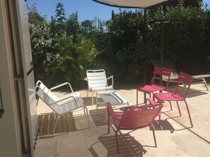 Terrace/patio - Residence La Croix Valmer - Gulf of Saint-Tropez - French Riviera - Var - France (La Croix-Valmer)