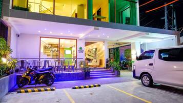 Front of property - evening/night