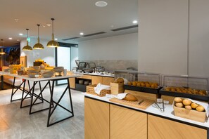 Daily buffet breakfast (EUR 13 per person)