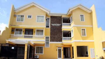 Voorkant van accommodatie