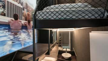 1 sovrum, memory foam-madrasser, gratis wi-fi och sängkläder